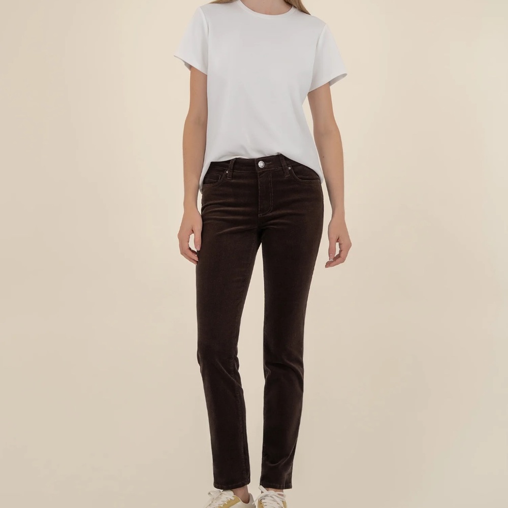 Catherine Stretch Cotton Corduroy Boyfriend Pants